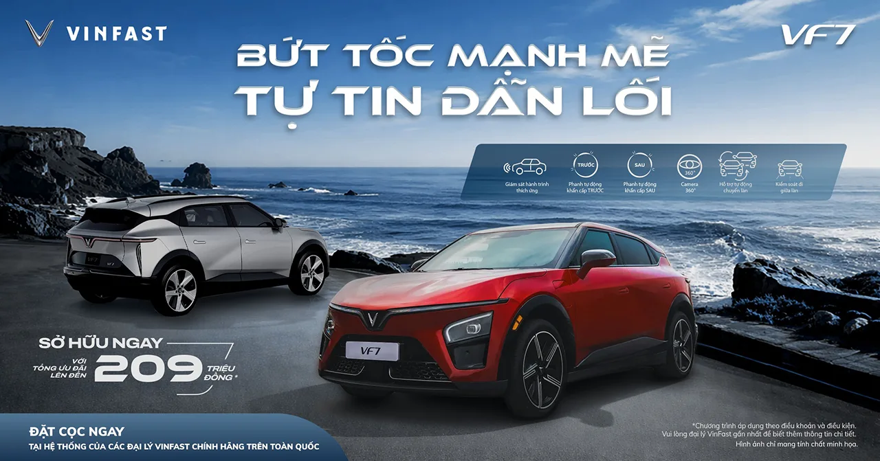 VF 7 - BỨT TỐC MẠNH MẼ - TỰ TIN DẪN LỐI
